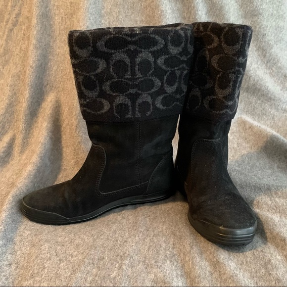 COACH TATUM SUEDE WOOL WINTER BOOT š¤
